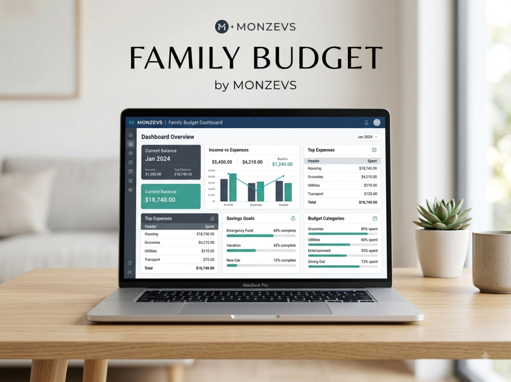 MONZEVS Family Budget digital tool